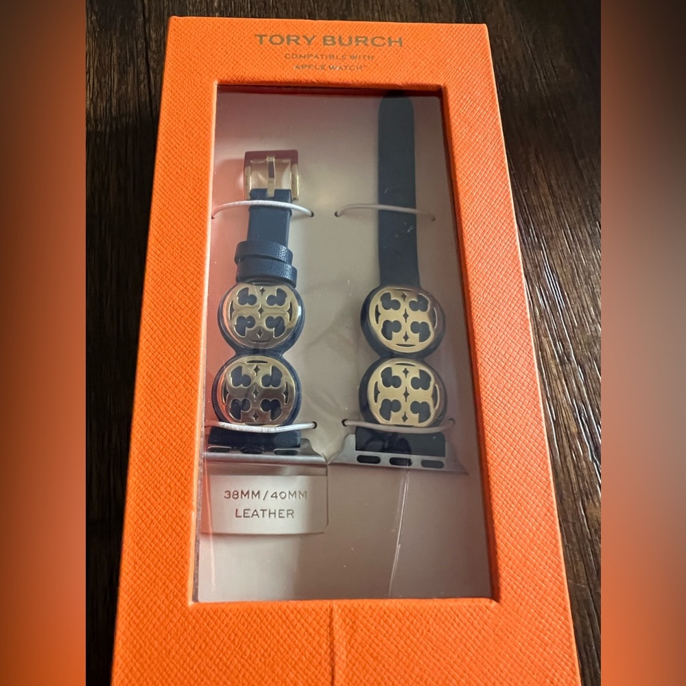 TORY BURCH LEATHER APPLE WATCH BANDS